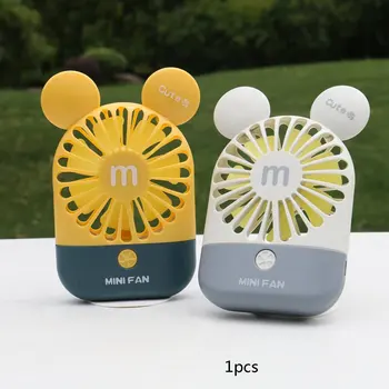 Desktop Usb Charging Fan Student Portable Handheld Cartoon Mickey Two-speed Mini Night Light Fan Gift Ventilation Fan No Timing
Desktop Usb Charging Fan Student Portable Handheld Cartoon Mickey Two-speed Mini Night Light Fan Gift Ventilation Fan No Timing