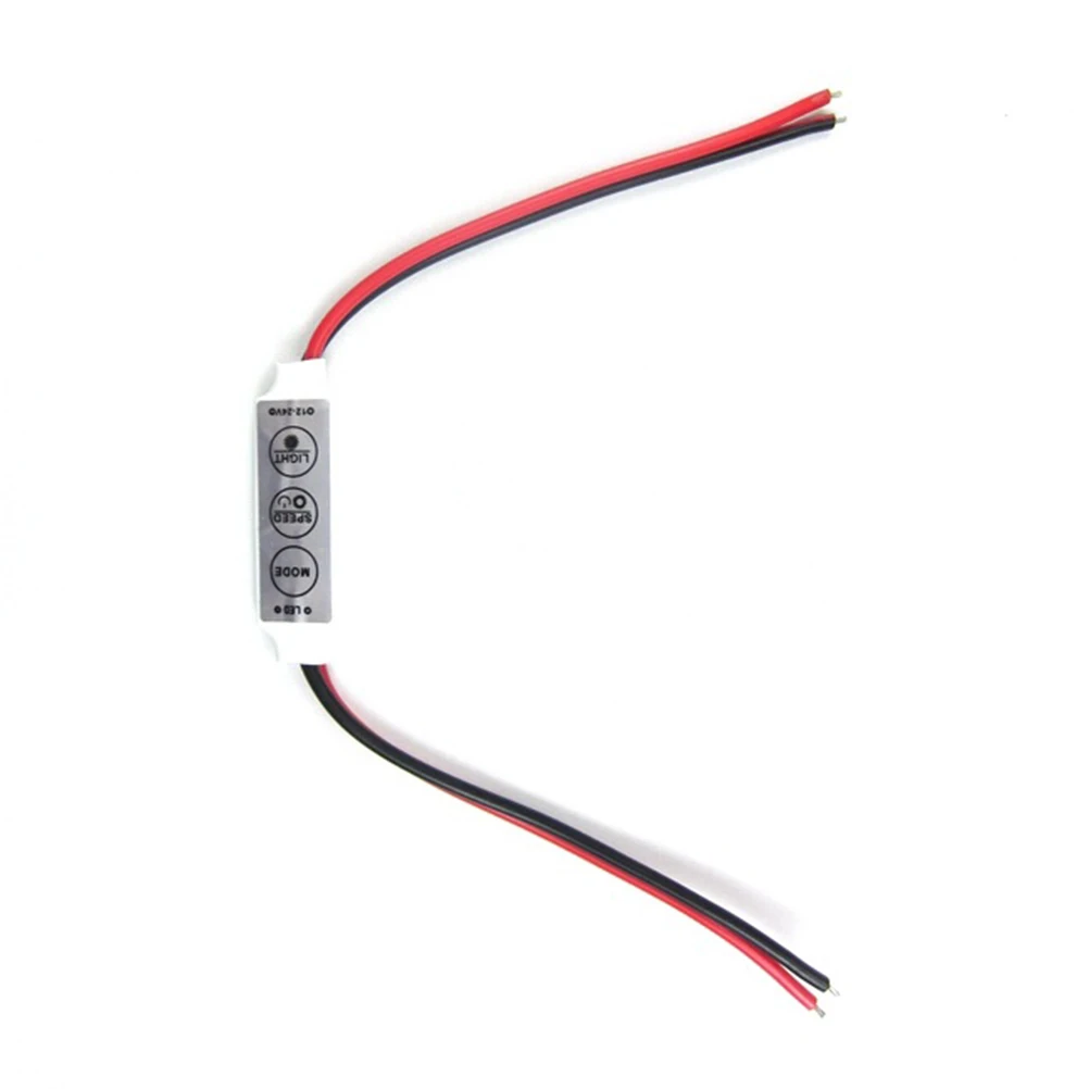 5pcs Mini 3 Keys For Single Color LED Brightness Dimmer Controller Switch For 3528 5050 5630 5730 3014 LED Strip Light 12V
5pcs Mini 3 Keys For Single Color LED Brightness Dimmer Controller Switch For 3528 5050 5630 5730 3014 LED Strip Light 12V