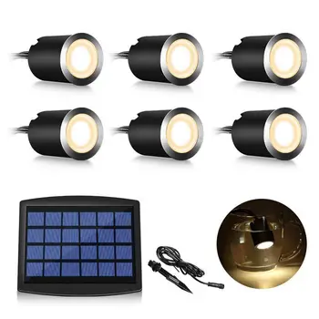 6/8pcs LED Solar Deck Light 32mm Waterproof IP67 Underground Lights Solar Powered Outdoor Floor lamp Patio Stair Spotlight
6/8pcs LED Solar Deck Light 32mm Waterproof IP67 Underground Lights Solar Powered Outdoor Floor lamp Patio Stair Spotlight