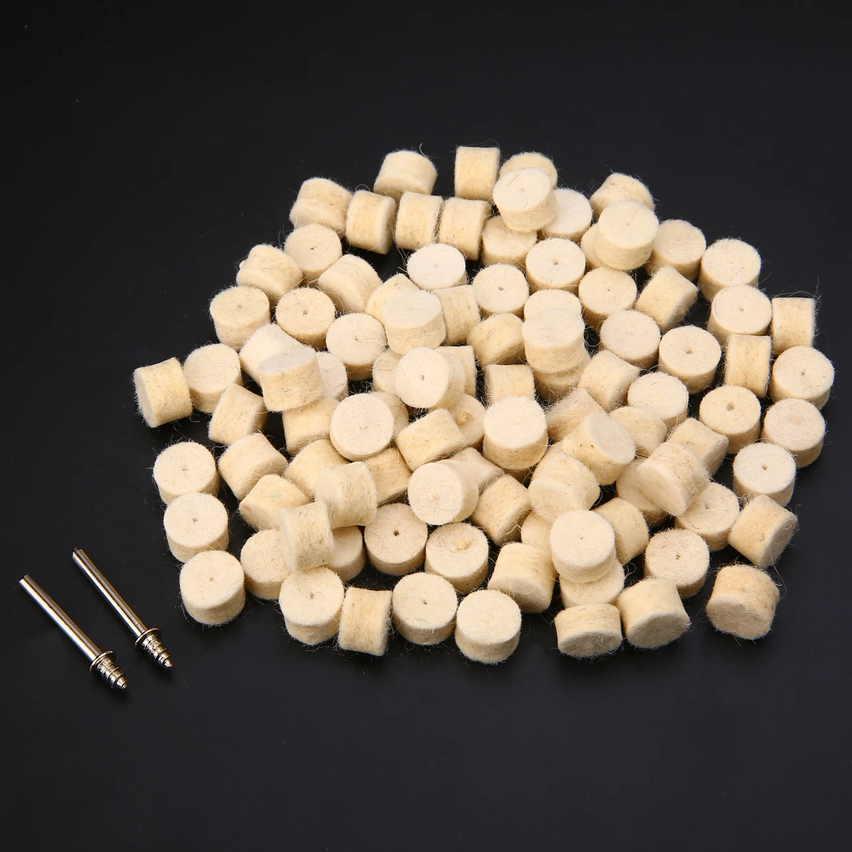 2 Clamp Shanks for Wood//Nuclear Carving//Jade//Ivory 100 Pcs Wool Polishing Wheel