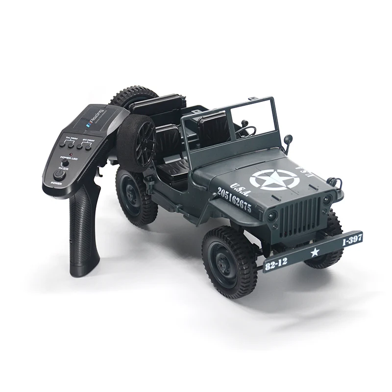 1:10 RC Car 2.4G 4WD Convertible Remote Control Off-Road Military Climbing Car Light Jeep Four-Wheel Drive Toy Kid Gift
1:10 RC Car 2.4G 4WD Convertible Remote Control Off-Road Military Climbing Car Light Jeep Four-Wheel Drive Toy Kid Gift