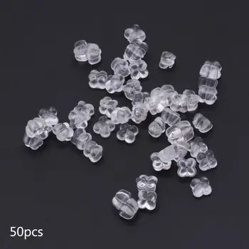 50 50 Pcs/Set Ear Plugs Earrings Back Plug Silicone Transparent Ear Stud Elastic Universal Soft Stopper Anti Allergy Jewelry
50 50 Pcs/Set Ear Plugs Earrings Back Plug Silicone Transparent Ear Stud Elastic Universal Soft Stopper Anti Allergy Jewelry