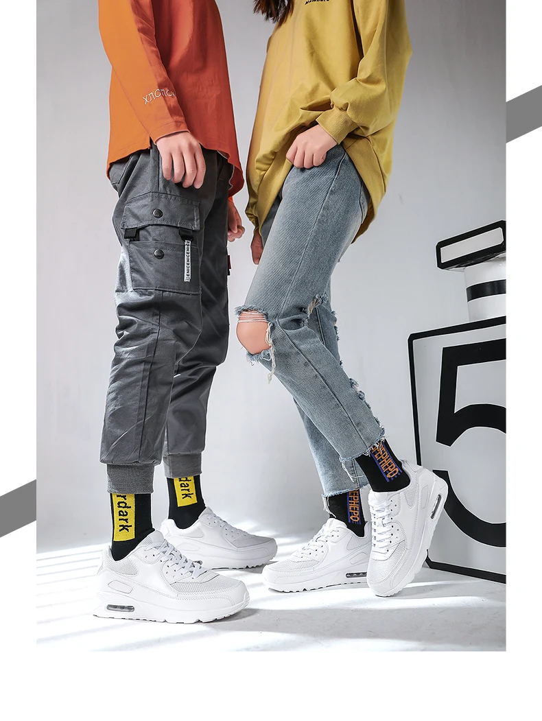 2020 Popular Fashion Casual Shoes for Men Air Cushion Sneakers Man Lace-up Breathable Max Walking Trainer Male Tenis Feminino
