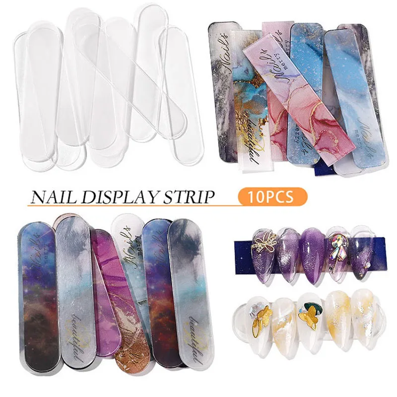 Acrylic Nail Art Iridescence Aurora False Nails Display Bar Beauty Showing Shelf Tips Manicure Decoration Tools 10pcs
Acrylic Nail Art Iridescence Aurora False Nails Display Bar Beauty Showing Shelf Tips Manicure Decoration Tools 10pcs