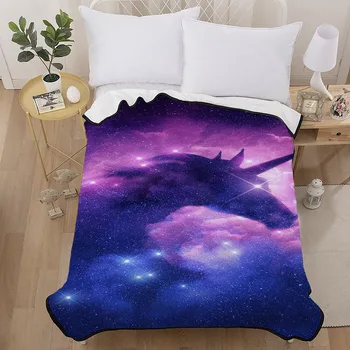 New 2020 Fashion 100%Polyester Material Blanket 3D Star Unicorn print pattern 152cm*200cm high quality 740g One pack
New 2020 Fashion 100%Polyester Material Blanket 3D Star Unicorn print pattern 152cm*200cm high quality 740g One pack