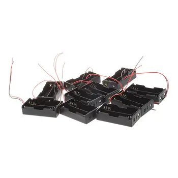 10 pcs. Plastic Black 2 x 3.7V 18650 Batteries Battery Case Cover
10 pcs. Plastic Black 2 x 3.7V 18650 Batteries Battery Case Cover
