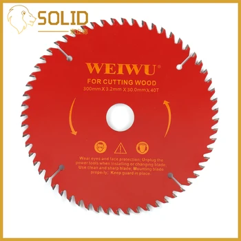 300mm Carbide Circular Saw Blade Wood Cutting Blade Round Wheel Discs for Woodworking Cutting Bore 30mm 40/60/80/100/120T Red
300mm Carbide Circular Saw Blade Wood Cutting Blade Round Wheel Discs for Woodworking Cutting Bore 30mm 40/60/80/100/120T Red