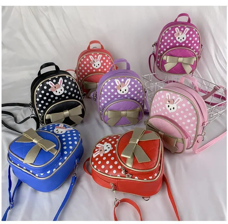 Bow Polka Dot Children Girls Kindergarten Multi-functional Triple Use Backpack Shoulder Small Shoulder Bag Bag Women's
Bow Polka Dot Children Girls Kindergarten Multi-functional Triple Use Backpack Shoulder Small Shoulder Bag Bag Women's
