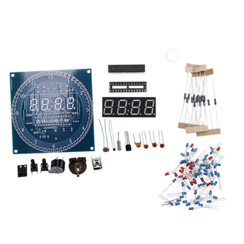 Rotating DS1302 Digital LED Display Module Alarm Electronic Digital Clock LED Temperature Display DIY Kit Learning Board 5V New
Rotating DS1302 Digital LED Display Module Alarm Electronic Digital Clock LED Temperature Display DIY Kit Learning Board 5V New