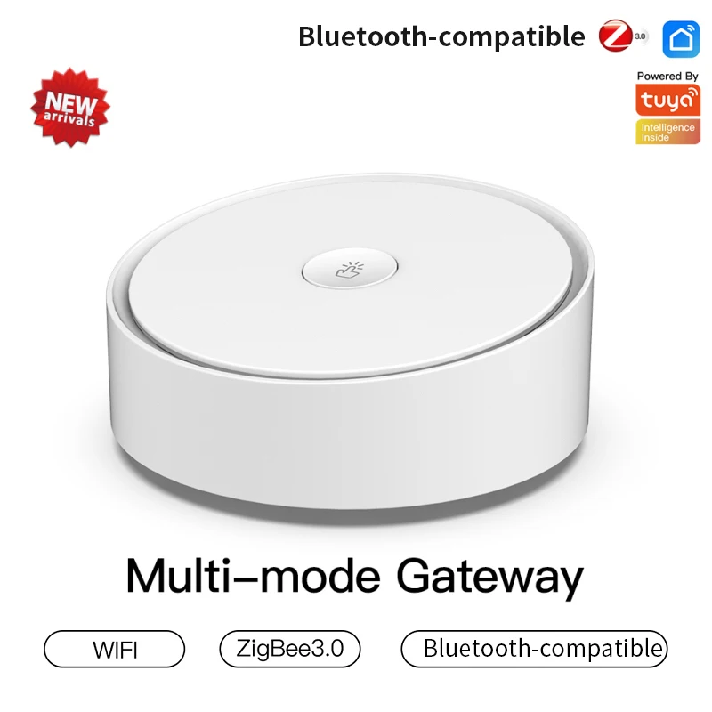 Tuya Smart Multi-mode Gateway ZigBee 3.0 WiFi Bluetooth-compatible Hub Works With Smart App Voice Control Via Alexa Google Home
Tuya Smart Multi-mode Gateway ZigBee 3.0 WiFi Bluetooth-compatible Hub Works With Smart App Voice Control Via Alexa Google Home