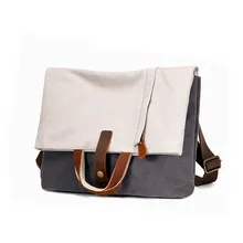 Urban Simple Commuter Retro Color-Blocking Canvas Bag Foldable Shoulder Handbag Messenger Bag
Urban Simple Commuter Retro Color-Blocking Canvas Bag Foldable Shoulder Handbag Messenger Bag