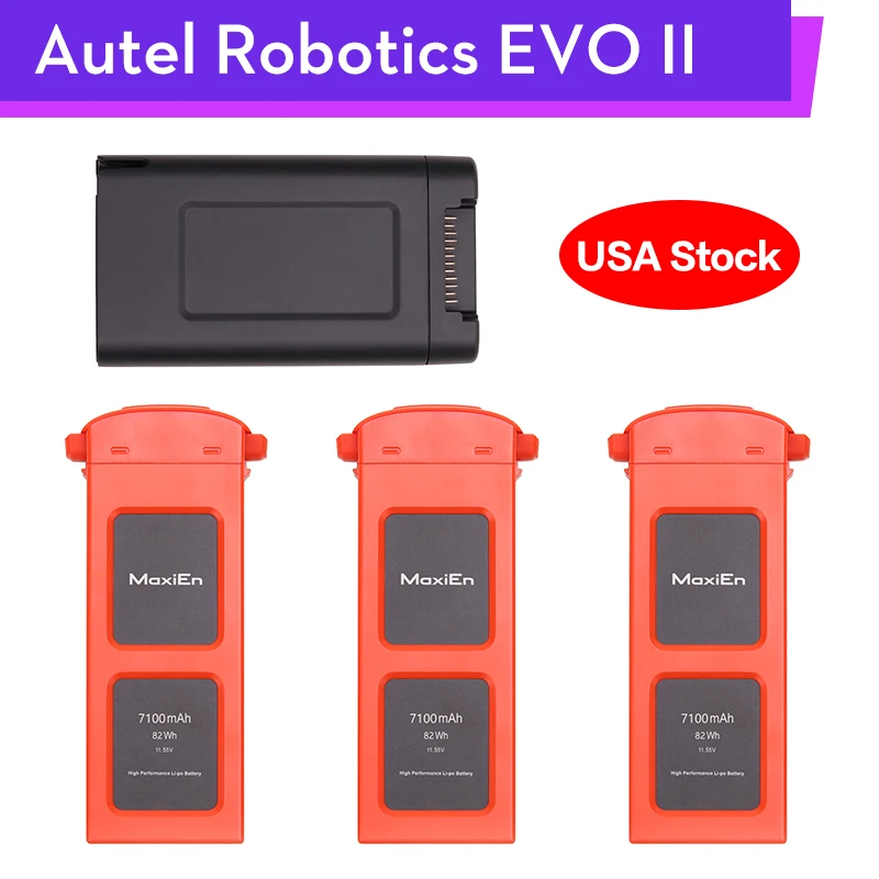 OriginaAutel Robotics EVO II Intelligent Battery 7100mAh High Performance Li-Po Charging Bub for EVO 2/Pro/Dual Accessories New
OriginaAutel Robotics EVO II Intelligent Battery 7100mAh High Performance Li-Po Charging Bub for EVO 2/Pro/Dual Accessories New