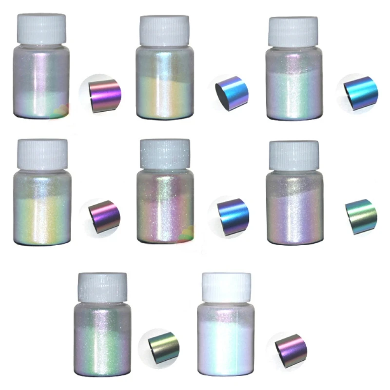 8 Colors Chameleons Pigment Pearlescent Epoxy Resin Glitter Magic Discolored Powder Resin Colorant Jewelry Making Tools
8 Colors Chameleons Pigment Pearlescent Epoxy Resin Glitter Magic Discolored Powder Resin Colorant Jewelry Making Tools