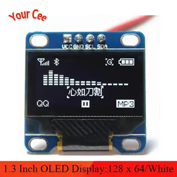 1.3 Inch OLED Display LCD Module for Arduino 1.3", 128 x 64 Interface, White Color
1.3 Inch OLED Display LCD Module for Arduino 1.3", 128 x 64 Interface, White Color