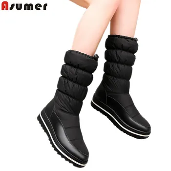 ASUMER Cow Genuine leather boots women mid calf winter snow boots women's warm down Space boots ladies casual platform shoes
ASUMER Cow Genuine leather boots women mid calf winter snow boots women's warm down Space boots ladies casual platform shoes