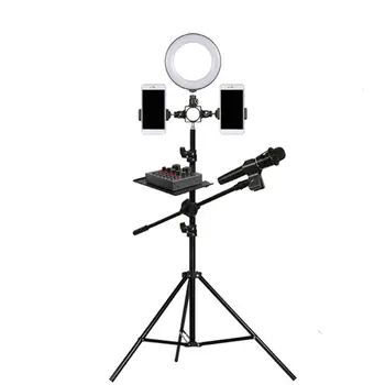 Universal Adjustable Sound Card Tray Live Broadcast Microphone Rack Stand Phone Clip Holder Heavy Load Capacity High Quality
Universal Adjustable Sound Card Tray Live Broadcast Microphone Rack Stand Phone Clip Holder Heavy Load Capacity High Quality