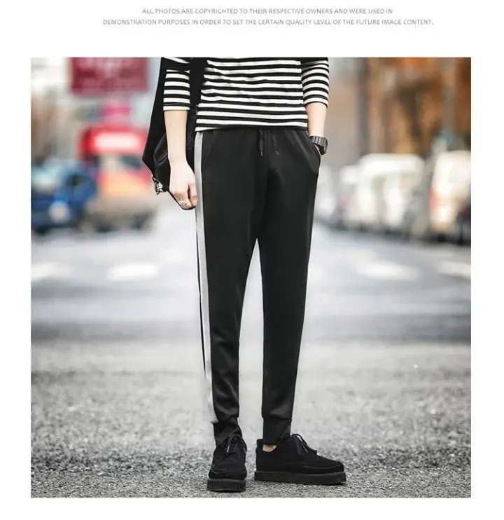 Skinny Closing Casual Pants Athletic Pants Men's Slim Fit School Uniform Casual Pants Beam Leg Sweatpants Breathable Running Pan
Skinny Closing Casual Pants Athletic Pants Men's Slim Fit School Uniform Casual Pants Beam Leg Sweatpants Breathable Running Pan