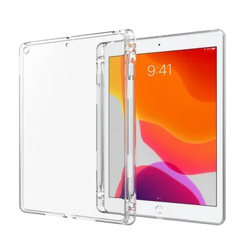 Shockproof Soft Case For iPad Pro 12.9 2020 Pro 11 2018 2017 TPU Case For Apple iPad Air 4 10.9 Clear Back Cover+Pencil Holder 
Shockproof Soft Case For iPad Pro 12.9 2020 Pro 11 2018 2017 TPU Case For Apple iPad Air 4 10.9 Clear Back Cover+Pencil Holder