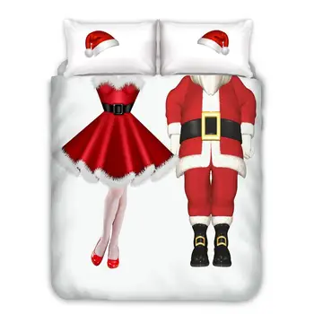 Santa Clause Pattern Bedding Set Ultra Soft Microfiber 3-Piece Quilt Cover Pillowcase Set for Home Hotels Single Apartments
Santa Clause Pattern Bedding Set Ultra Soft Microfiber 3-Piece Quilt Cover Pillowcase Set for Home Hotels Single Apartments