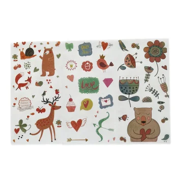 3 Sheets Kawaii Forest Cartoon Animals Washi Paper Sticker Decorative Adhesive Sticker
3 Sheets Kawaii Forest Cartoon Animals Washi Paper Sticker Decorative Adhesive Sticker