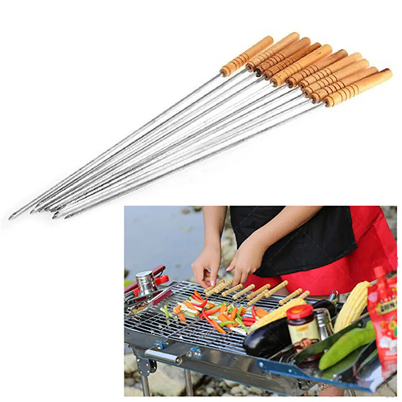 10 Pcs BBQ Barbecue Roasting Needle Roasting Tools Brochette Tong Kebabe Skewers 
10 Pcs BBQ Barbecue Roasting Needle Roasting Tools Brochette Tong Kebabe Skewers