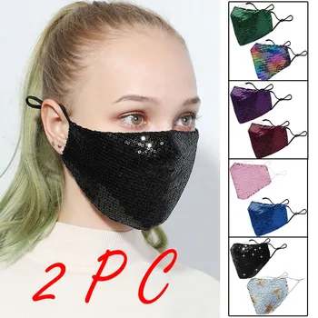 2PCS Outdoor Mouth Mask Washable Reuse Face Mask Sequins Mask Cloth Mask Reusable Mouth Mask Washable Mouth Caps Face Mask Brea
2PCS Outdoor Mouth Mask Washable Reuse Face Mask Sequins Mask Cloth Mask Reusable Mouth Mask Washable Mouth Caps Face Mask Brea