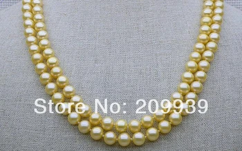 Free shipping 35" 6.5-7mm AAA+ round golden yellow akoya pearl necklace 14k solid gold 17/18
Free shipping 35" 6.5-7mm AAA+ round golden yellow akoya pearl necklace 14k solid gold 17/18