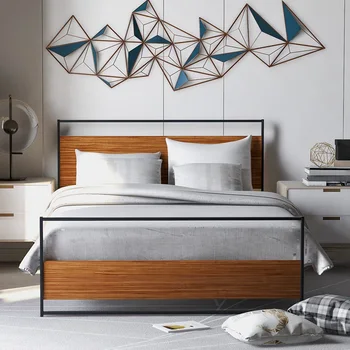 software platform bed frame with nail head decorative headboard and wooden board - usa warehouse fast shipping
software platform bed frame with nail head decorative headboard and wooden board - usa warehouse fast shipping