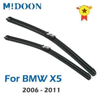 MIDOON Wiper LHD Front Wiper Blades For BMW X5 E70 2006 - 2011 Windshield Windscreen Front Window 24"+20"
MIDOON Wiper LHD Front Wiper Blades For BMW X5 E70 2006 - 2011 Windshield Windscreen Front Window 24"+20"