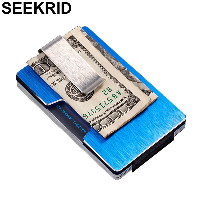 RFID 2019 New Aluminum Mini Card Holder Wallet Antimagnetic Alloy Men Credit ID Cards Case Fashion Women Slim Dollar Clip Purse
RFID 2019 New Aluminum Mini Card Holder Wallet Antimagnetic Alloy Men Credit ID Cards Case Fashion Women Slim Dollar Clip Purse