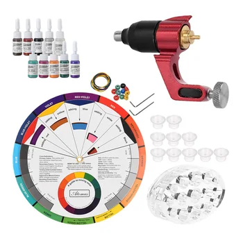 Pro Rotary Tattoo Machine Permanent Makeup Machine & Color Wheel and Tattoo Ink for Eyebrow Lip Body Art - Multiple Colors
Pro Rotary Tattoo Machine Permanent Makeup Machine & Color Wheel and Tattoo Ink for Eyebrow Lip Body Art - Multiple Colors