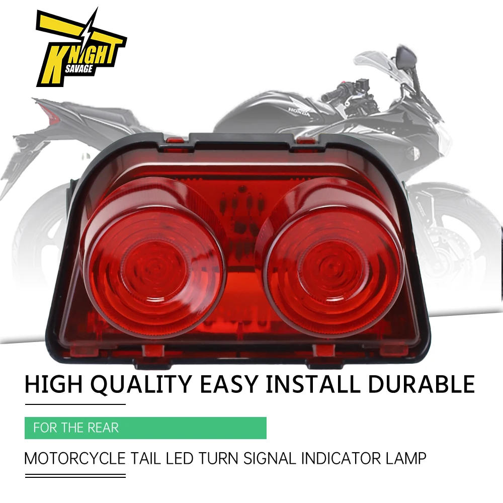 Motorcycle 12V Taillights Rear Light Turn Signal Indicator Lamp For HONDA CBR250 MC22 MC29 NSR250 Integrated LED Accessories
Motorcycle 12V Taillights Rear Light Turn Signal Indicator Lamp For HONDA CBR250 MC22 MC29 NSR250 Integrated LED Accessories