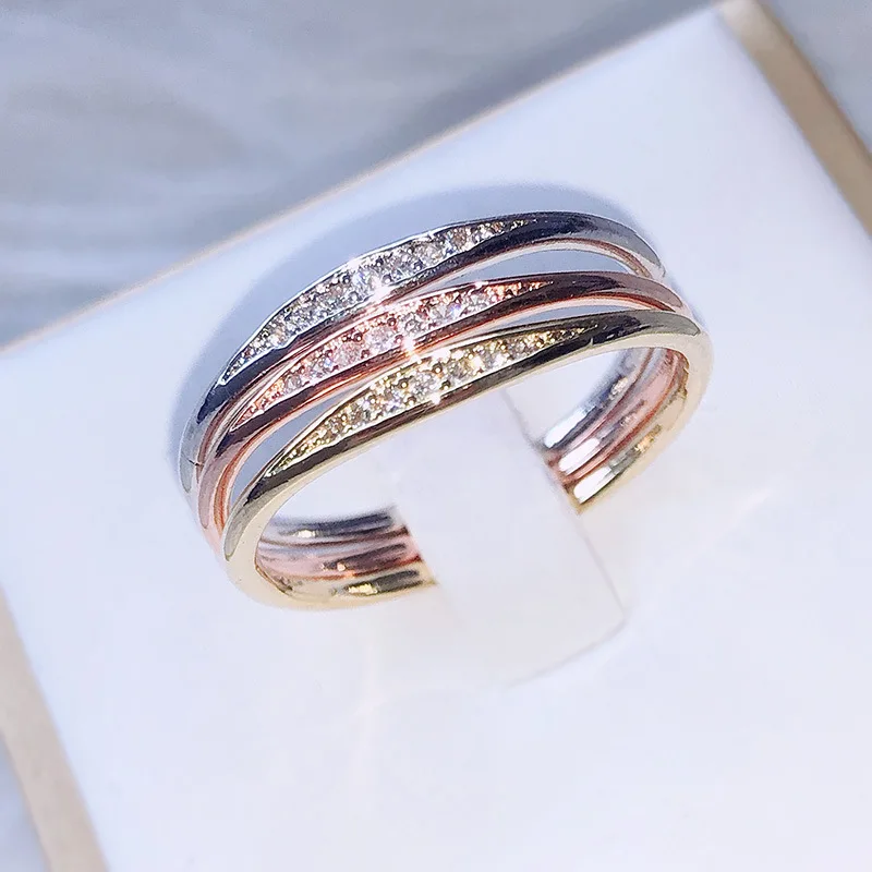 Wedding Rings For Women Lady Simple Mini Cubic Zirconia Yellow Rose Gold Silver Color Party Gift Fashion Jewelry KBR305
Wedding Rings For Women Lady Simple Mini Cubic Zirconia Yellow Rose Gold Silver Color Party Gift Fashion Jewelry KBR305