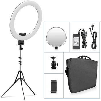 RL-20A LED Ring Ligh 20inch Dimmable Bi-color ring lamp photography Circle Light for Makeup YouTube with Mirror
RL-20A LED Ring Ligh 20inch Dimmable Bi-color ring lamp photography Circle Light for Makeup YouTube with Mirror