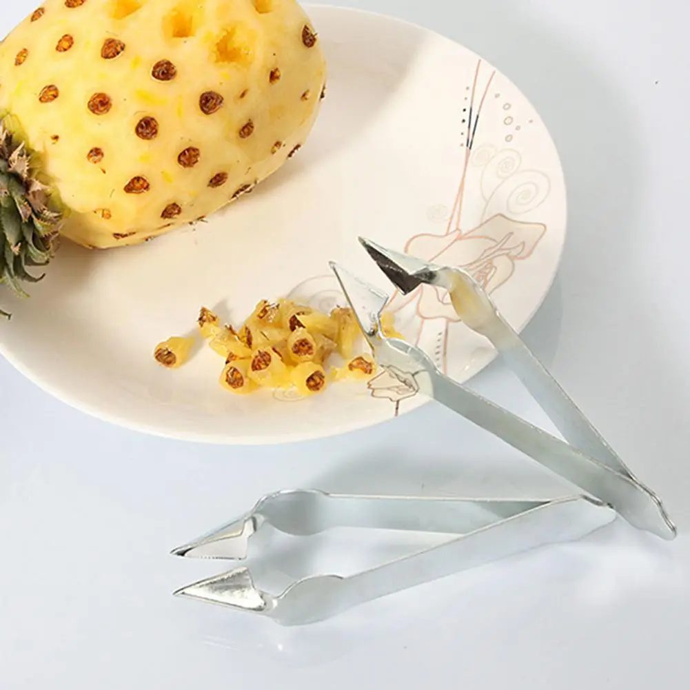 Pineapple Eye Peeler Stainless Steel Cutter Practical Seed Remover Clip Corer Slicer Clip Fruit Tools Kitchen Gadgets
Pineapple Eye Peeler Stainless Steel Cutter Practical Seed Remover Clip Corer Slicer Clip Fruit Tools Kitchen Gadgets