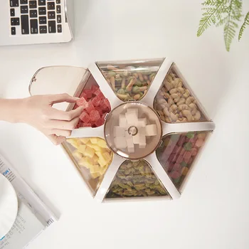 Fashion Lotus Fruit Box Living Room Fruit Tray Transparent Press Type Snack Compartment Storage Box UD88
Fashion Lotus Fruit Box Living Room Fruit Tray Transparent Press Type Snack Compartment Storage Box UD88