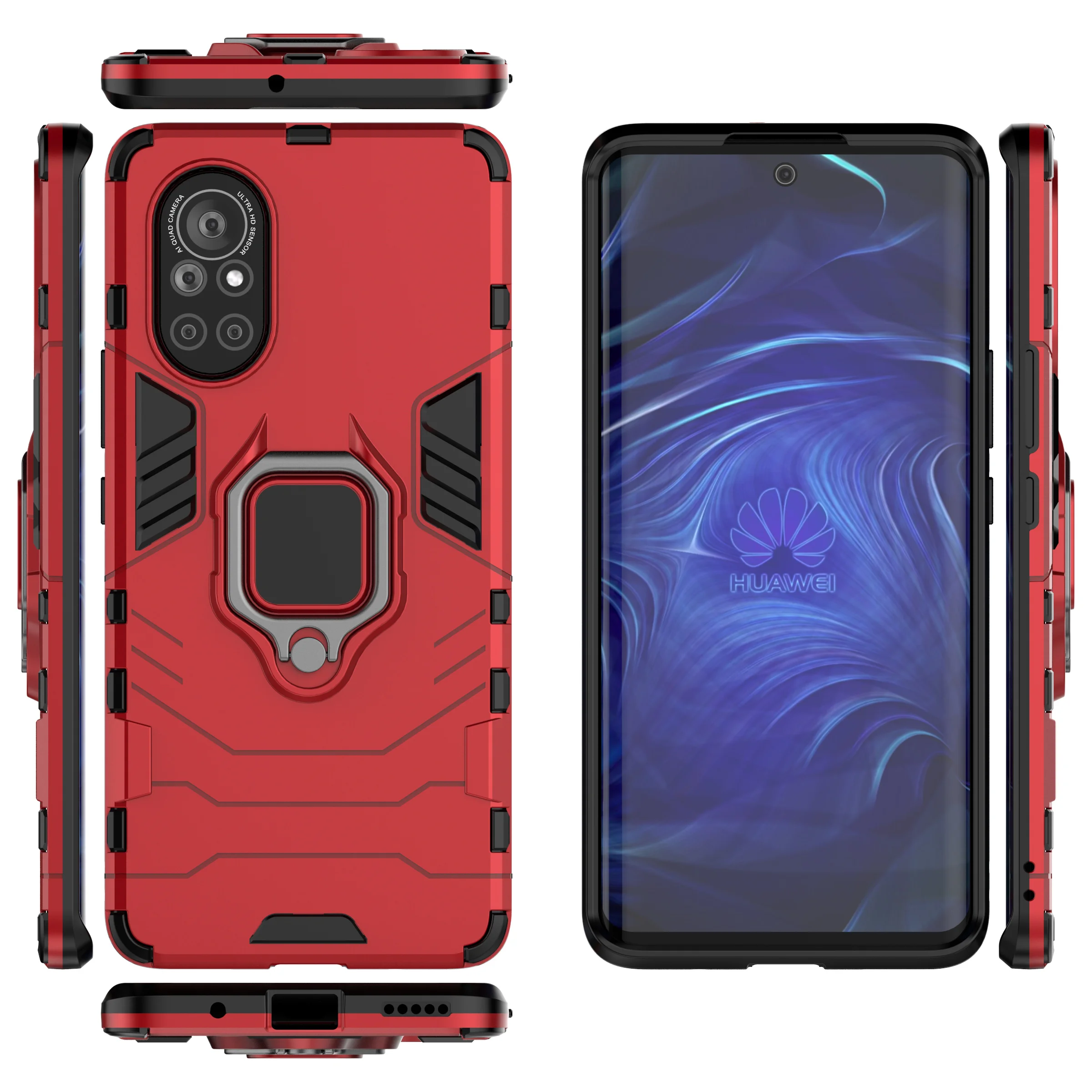 Противоударный армированный чехол для Huawei Nova 8 Pro Nova8 SE чехол-подставка магнитный