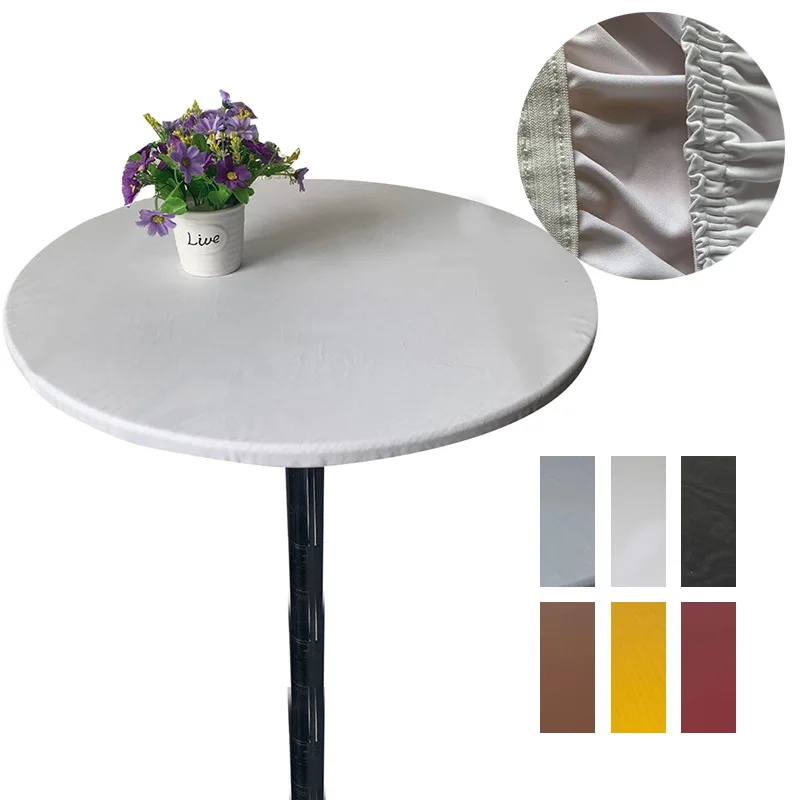 Table Cover Cloth Protector Waterproof Polyester Round Tablecloth Catering Fitted Table Cover Elastic Edged Solid Color 120cm
Table Cover Cloth Protector Waterproof Polyester Round Tablecloth Catering Fitted Table Cover Elastic Edged Solid Color 120cm