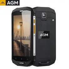 YENI AGM Orijinal A8 5 inç 4G + 64G NFC OTG Akıllı Telefon Android 7.1 Cep Telefonu 2SIM IP68 sağlam Telefon Dört Çekirdekli 13.0MP 4050mAh(China)