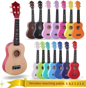 21-Inch Wood Ukulele Ukulele Children Four-String Small Guitar Color Ukulele Guitar Travel Guitar 21 Ukulele Kit 
21-Inch Wood Ukulele Ukulele Children Four-String Small Guitar Color Ukulele Guitar Travel Guitar 21 Ukulele Kit