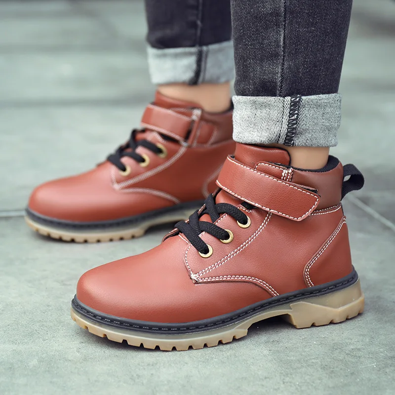 Hot Children Boots Boys Girls Autumn Winter Boots for Boy Black Brown High Top Kids Martins shoes Fashion Teenagers Casual Boots
Hot Children Boots Boys Girls Autumn Winter Boots for Boy Black Brown High Top Kids Martins shoes Fashion Teenagers Casual Boots