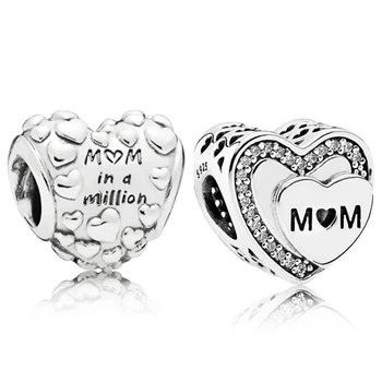 Baofu New 925 Sterling Silver Beads Mother I Love You One Million Years Beaded Suitable For Ladies Original Bracelet DIY Jewelry
Baofu New 925 Sterling Silver Beads Mother I Love You One Million Years Beaded Suitable For Ladies Original Bracelet DIY Jewelry