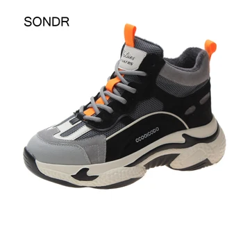 Shoes Women Platform Sneakers High Top 2020 Fashion Brand Ladies Chunky footware Thick Bottom Female zapatos de mujer Breathable
Shoes Women Platform Sneakers High Top 2020 Fashion Brand Ladies Chunky footware Thick Bottom Female zapatos de mujer Breathable