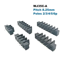 2/5Pcs Pitch 8.25mm Barrier PCB Terminal Block 35C-A Straight Pin 2/3/4/5/6P Morsettiera Screw Holes Wire Connectors Bornier 20A
2/5Pcs Pitch 8.25mm Barrier PCB Terminal Block 35C-A Straight Pin 2/3/4/5/6P Morsettiera Screw Holes Wire Connectors Bornier 20A