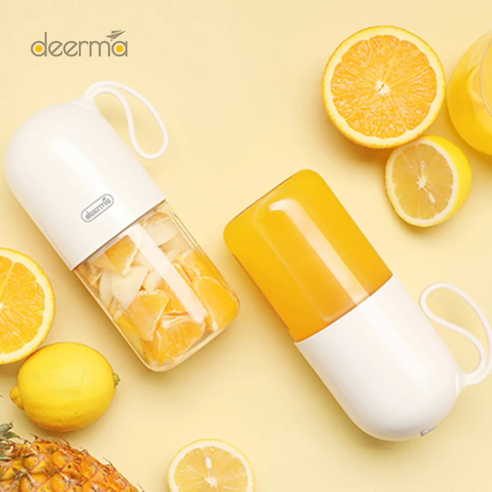 Deerma 300ml Portable Electric Juicer Blender Kitchen Mixer Cup Lightweight Rechargeable Juicing Mini Cute Shape For Travel Car
Deerma 300ml Portable Electric Juicer Blender Kitchen Mixer Cup Lightweight Rechargeable Juicing Mini Cute Shape For Travel Car
