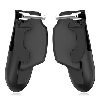 1 Pair Four-fingers Gamepad PUBG Mobile Trigger Shooter Controller Joystick for iPad Android IOS L1R1 Free Fire Button Aim Key
1 Pair Four-fingers Gamepad PUBG Mobile Trigger Shooter Controller Joystick for iPad Android IOS L1R1 Free Fire Button Aim Key