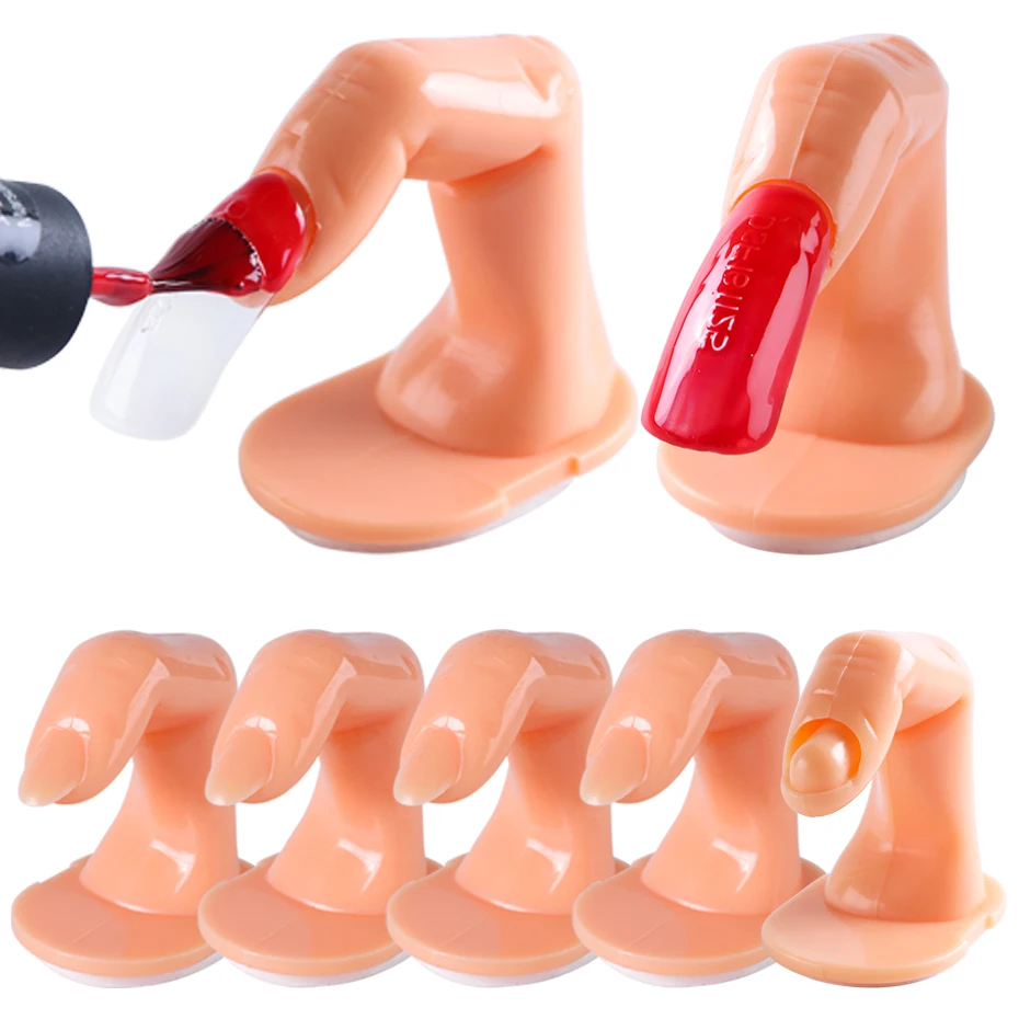 5pcs Plastic Fake Fingers Model Practice Training False Nail Tips Stand Display Nails Glue Polish Acrylic Manicure Tools SANJ209
5pcs Plastic Fake Fingers Model Practice Training False Nail Tips Stand Display Nails Glue Polish Acrylic Manicure Tools SANJ209