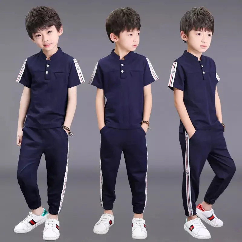 Boys Clothes Summer Outfits Lce Silk Cotton Teenage Boys Clothing Casual Suit Children Short Sleeve Shirt Shorts Set 4 - 12 Year
Boys Clothes Summer Outfits Lce Silk Cotton Teenage Boys Clothing Casual Suit Children Short Sleeve Shirt Shorts Set 4 - 12 Year