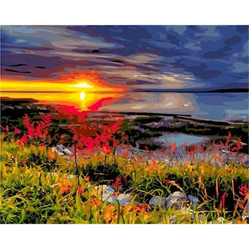 Sunset Oil Painting By Numbers Landscape Acrylic Paint For Adults DIY Craft Kits Handmade Drawing Coloring By Numbers Decoration
Sunset Oil Painting By Numbers Landscape Acrylic Paint For Adults DIY Craft Kits Handmade Drawing Coloring By Numbers Decoration