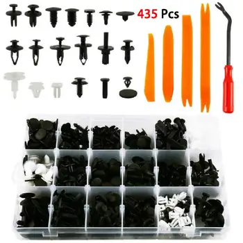 435Pcs Plastic Car Body Trim Clips Retainer Bumper Rivet Panel Push Mould Fastener
435Pcs Plastic Car Body Trim Clips Retainer Bumper Rivet Panel Push Mould Fastener